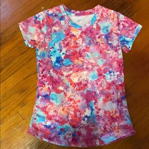 A tie die shirt